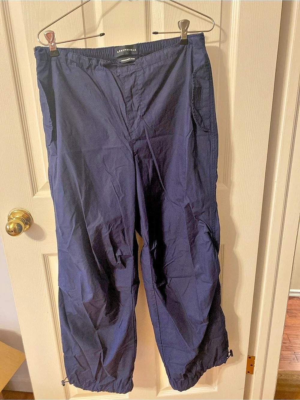 Aeropostale Parachute Pant Cotton Parachute Pants in Blue Size XS